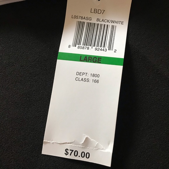 NWT: Nina Leonard black dress w/bell sleeves Sz. L - Picture 8 of 10